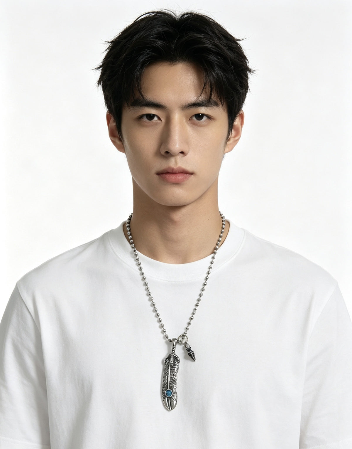 Chrome Hearts Sterling Silver Cross Necklace