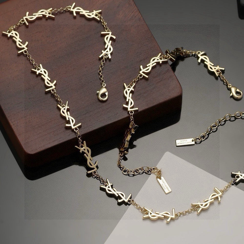 Saint Laurent Brass Necklace