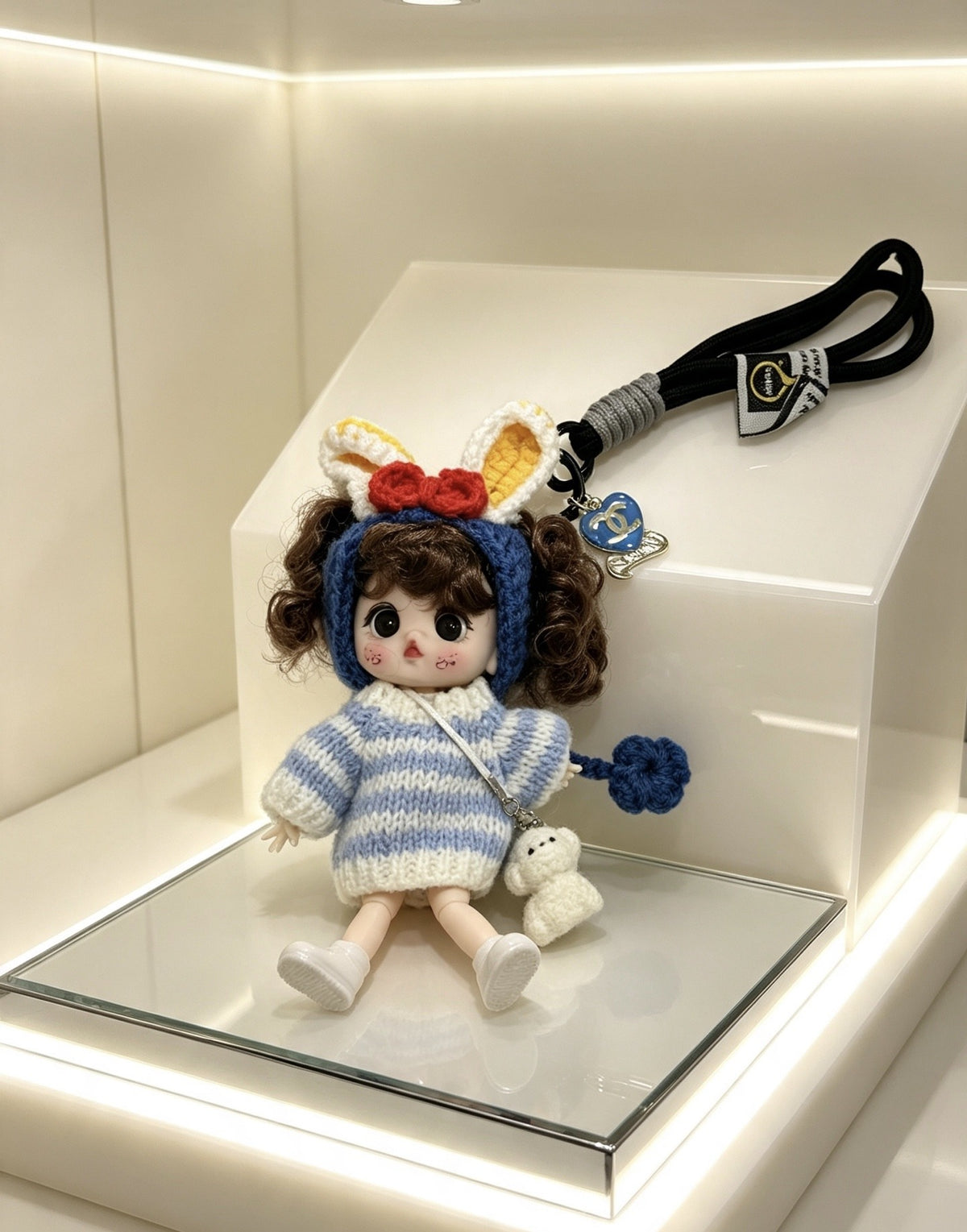Chanel Vintage-Finish Keychain