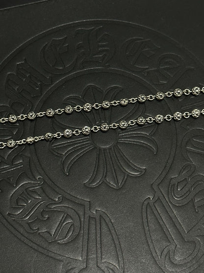 Chrome Hearts Sterling Silver Cross Necklace