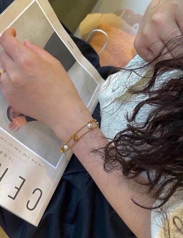 Celine Brass Bracelet