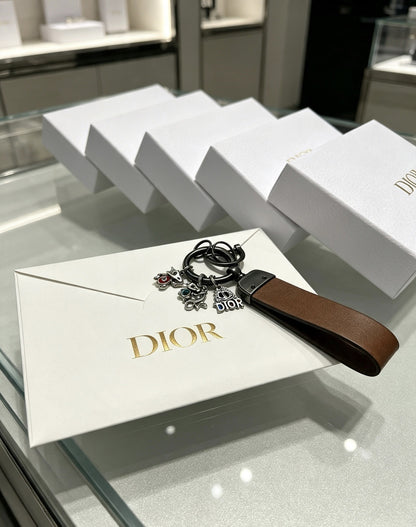Dior Vintage-Finish Keychain