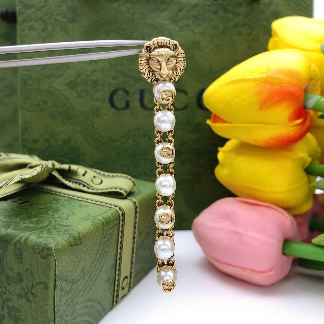 Gucci Vintage-Finish Earrings