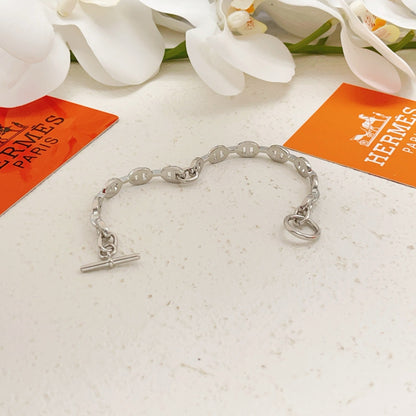 Hermes Silver Brass Bracelet