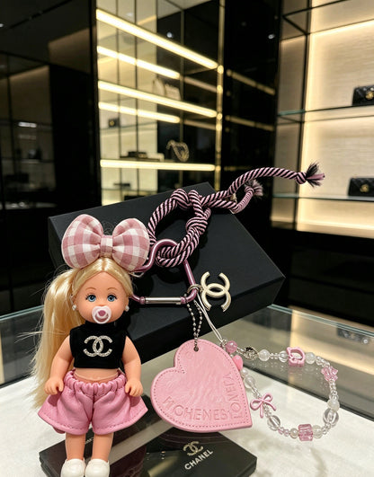 Chanel Vintage-Finish Keychain