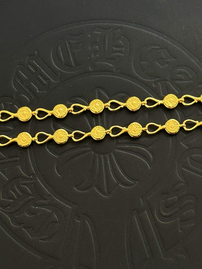 Chrome Hearts Sterling Silver Cross Necklace