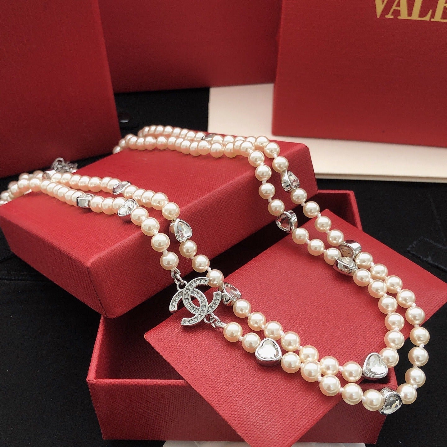 Chanel Brass Heart Necklace