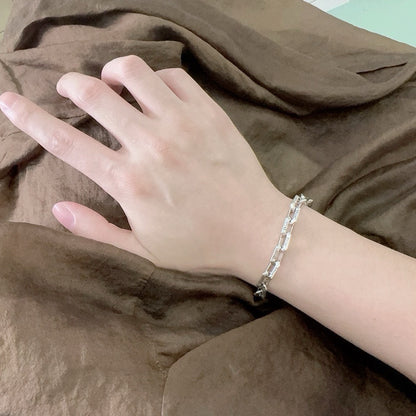 Dior Sterling Silver Chain Bracelet