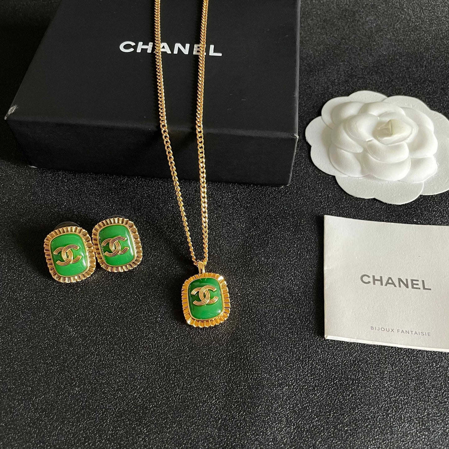 Chanel Logo Necklace