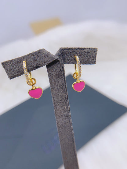 APM Monaco Heart Earrings