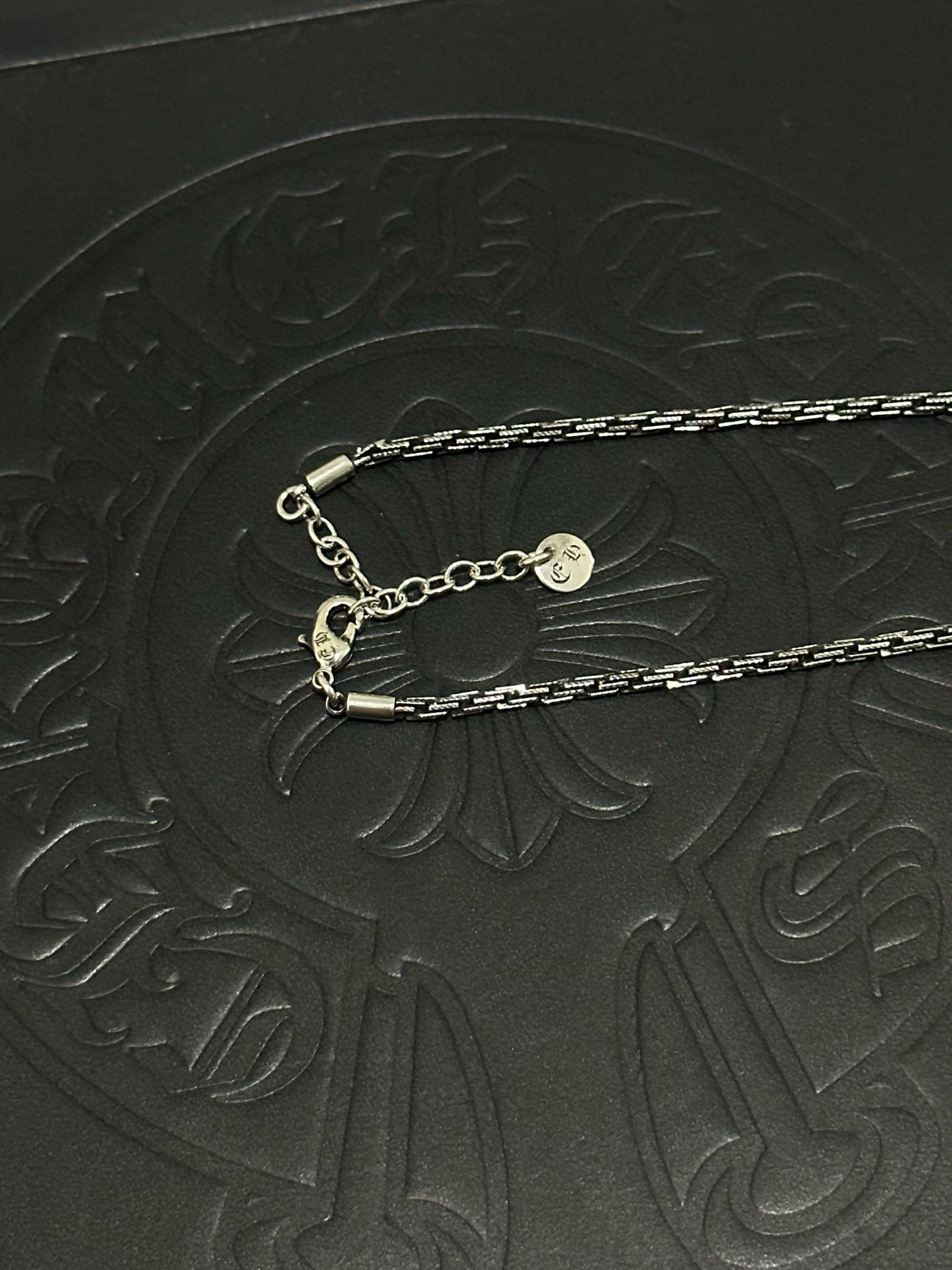 Chrome Hearts Sterling Silver Cross Necklace