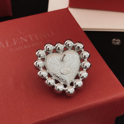 Chanel Brass Heart Brooch