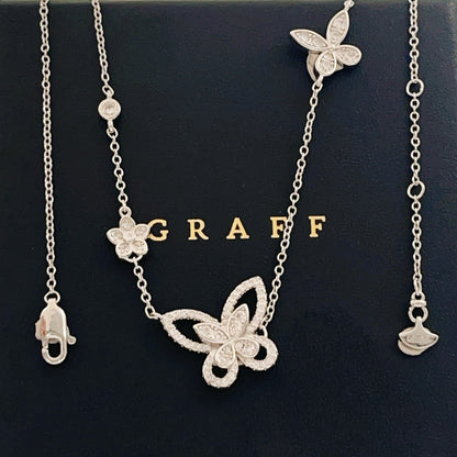 Unbranded Silver Brass Butterfly Necklace