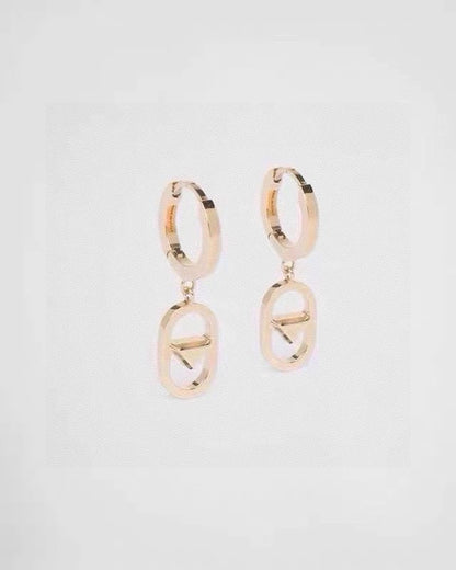 Prada Gold Earrings