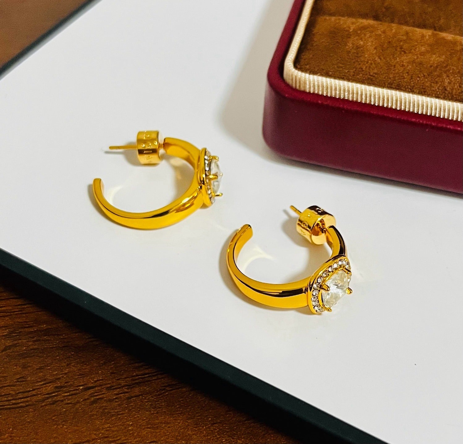 Balenciaga Brass Earrings
