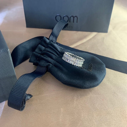 APM Monaco White Crystal Ring
