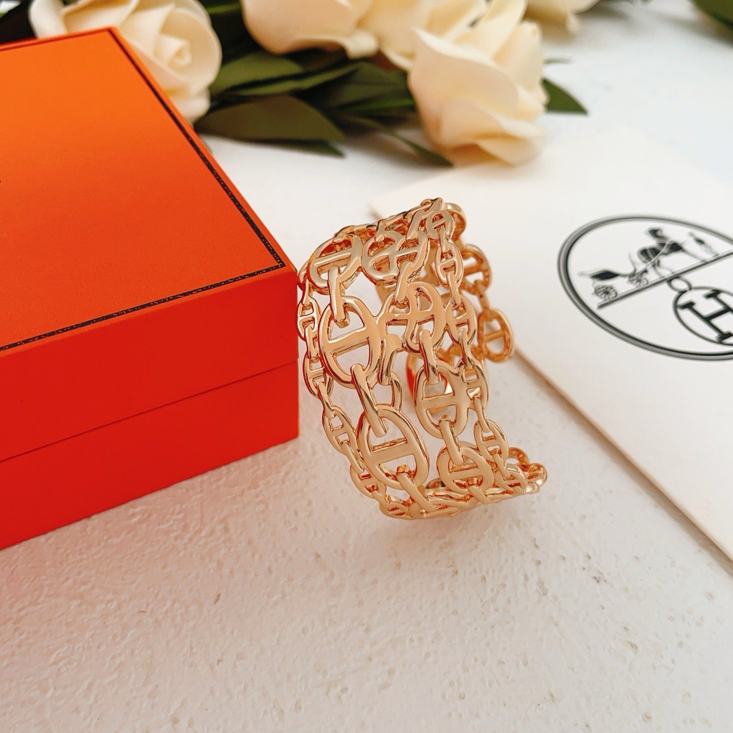 Hermes Brass Bracelet