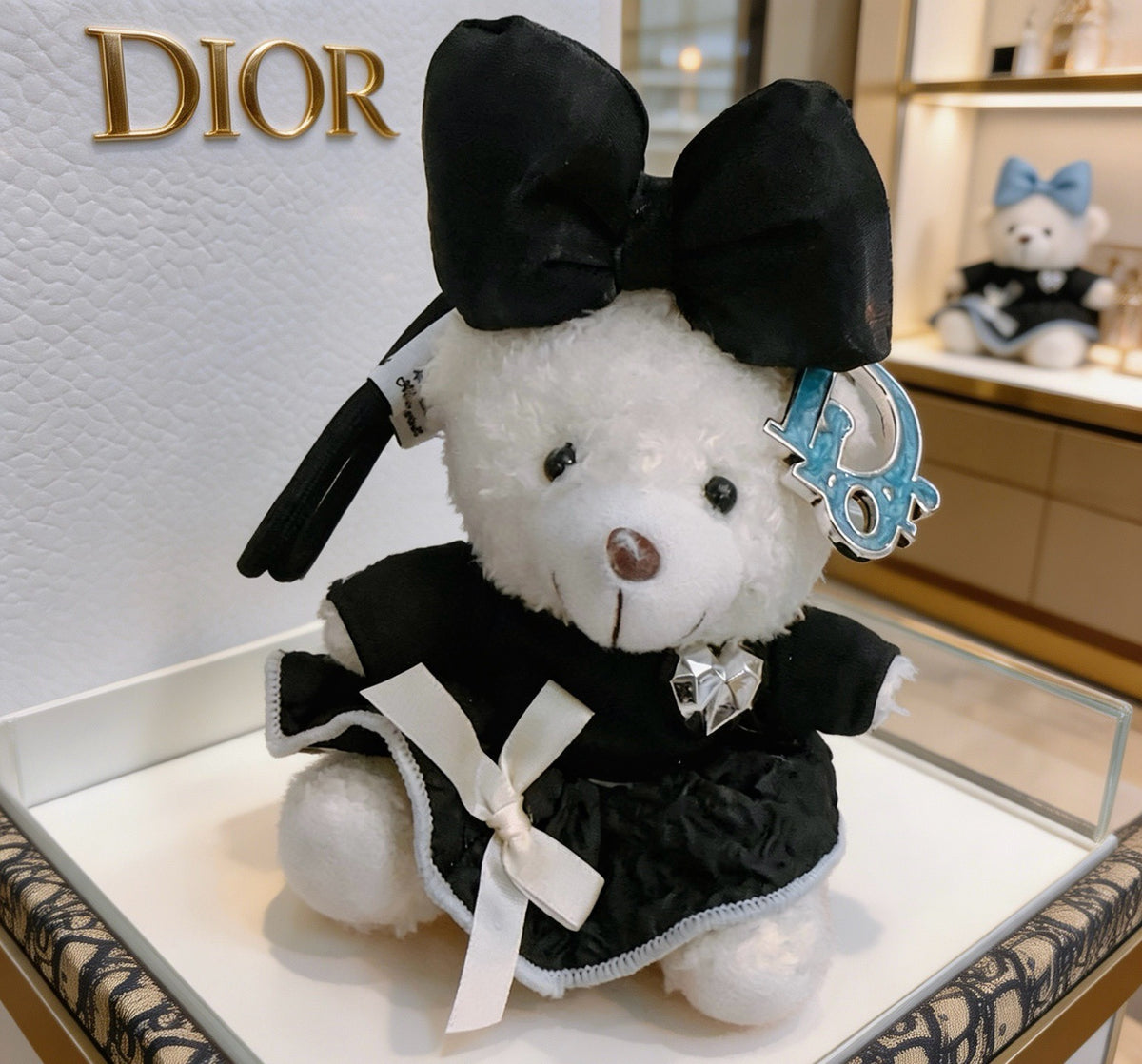 Dior Vintage-Finish Keychain