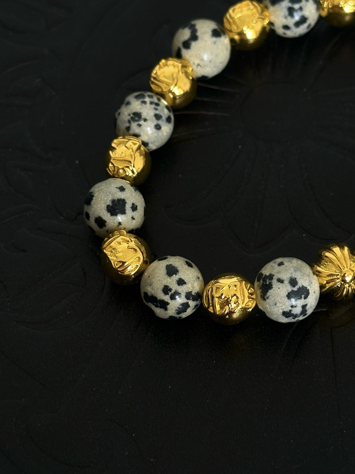 Chrome Hearts Sterling Silver Cross Bracelet