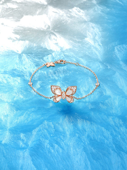 Unbranded Sterling Silver Butterfly Bracelet