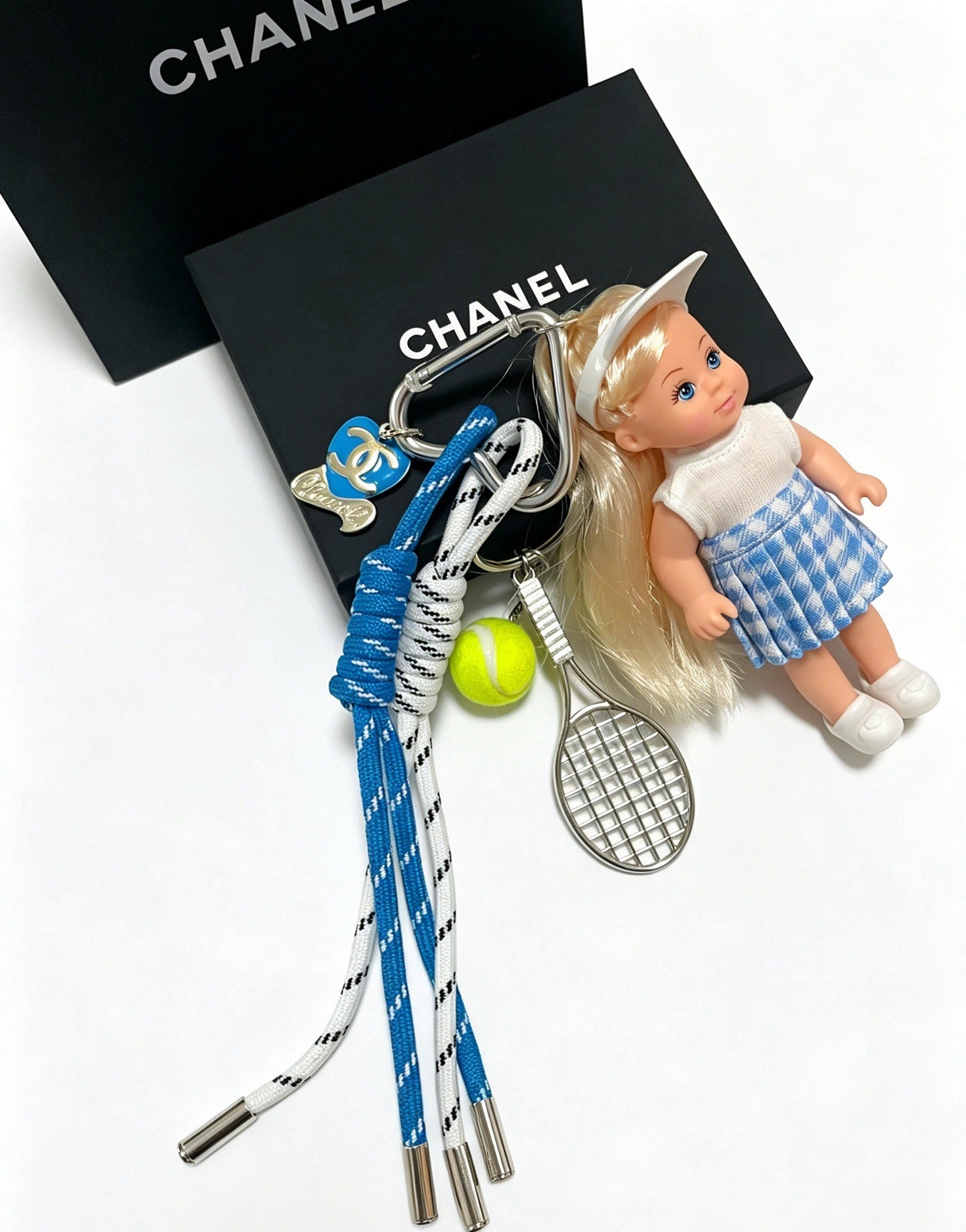 Chanel Vintage-Finish Keychain