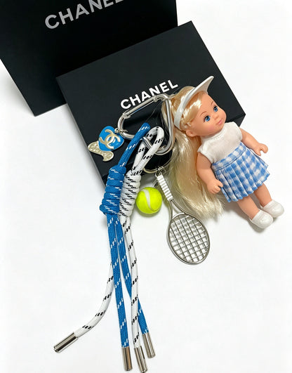 Chanel Vintage-Finish Keychain