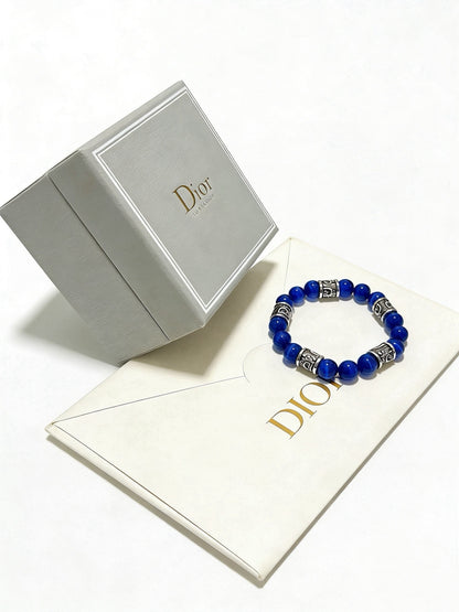Dior Sterling Silver Vintage-Finish Bracelet