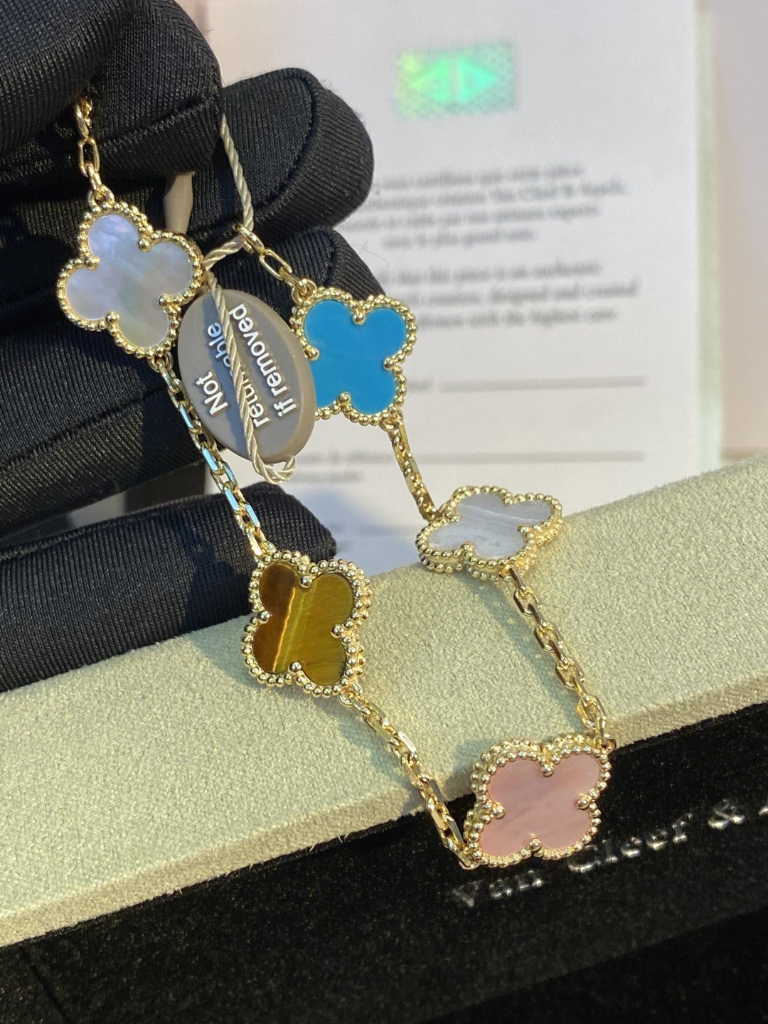Van Cleef & Arpels Colorblock Bracelet