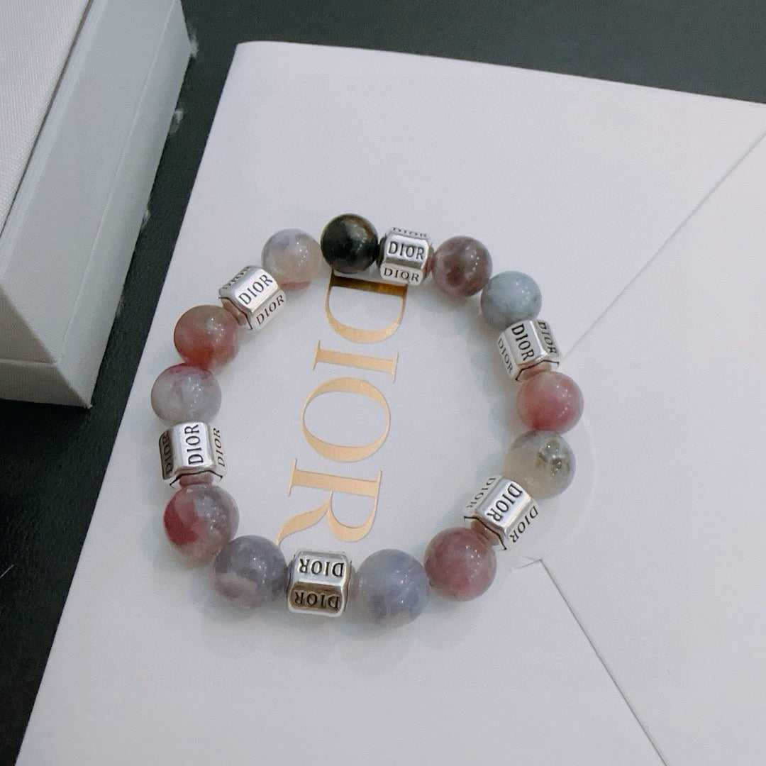 Dior Sterling Silver Vintage-Finish Bracelet