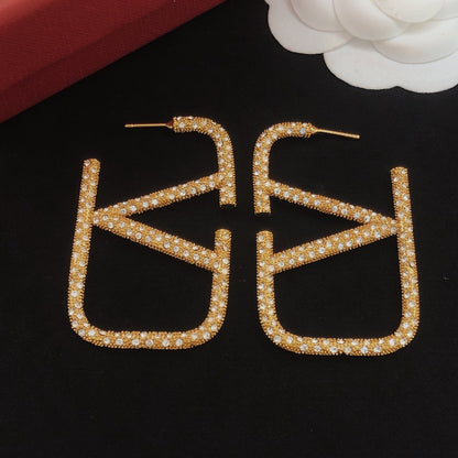Valentino Brass Earrings