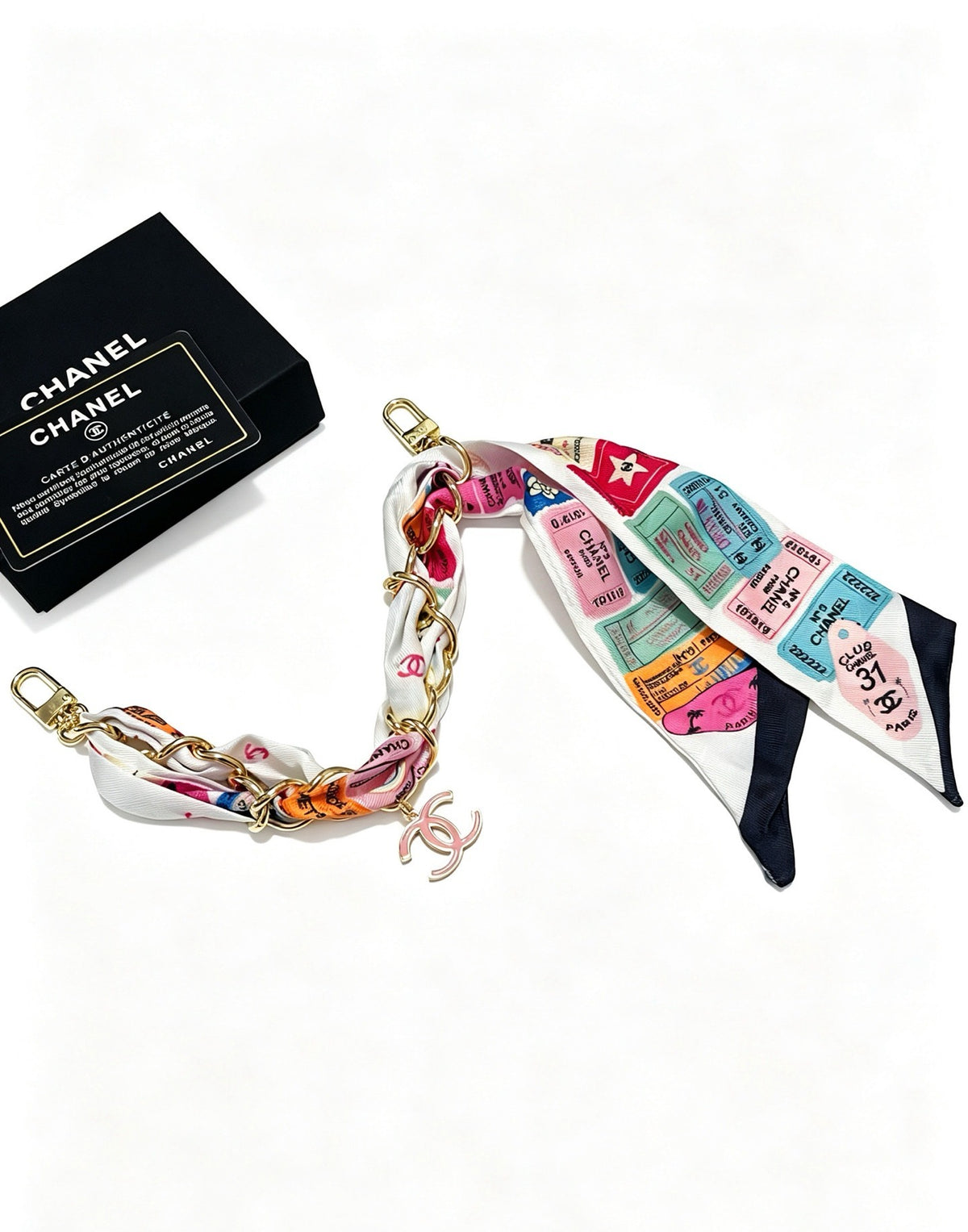 Chanel Vintage-Finish Keychain