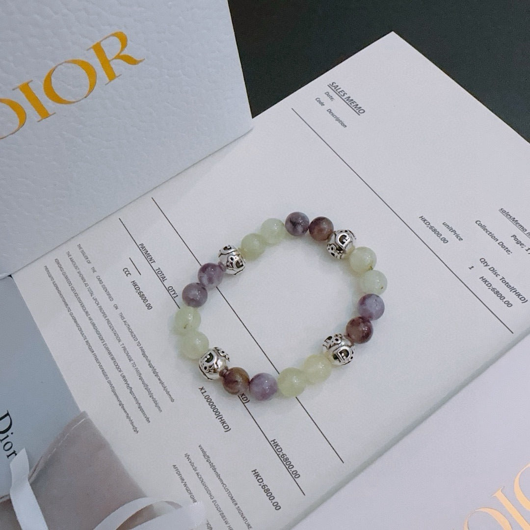 Dior Sterling Silver Vintage-Finish Bracelet