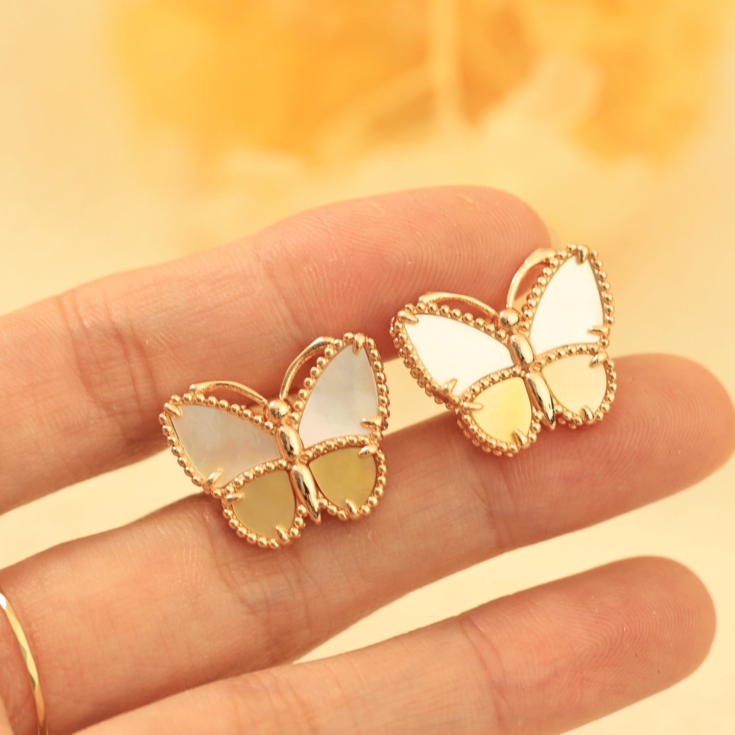 Unbranded Gold Butterfly Earrings