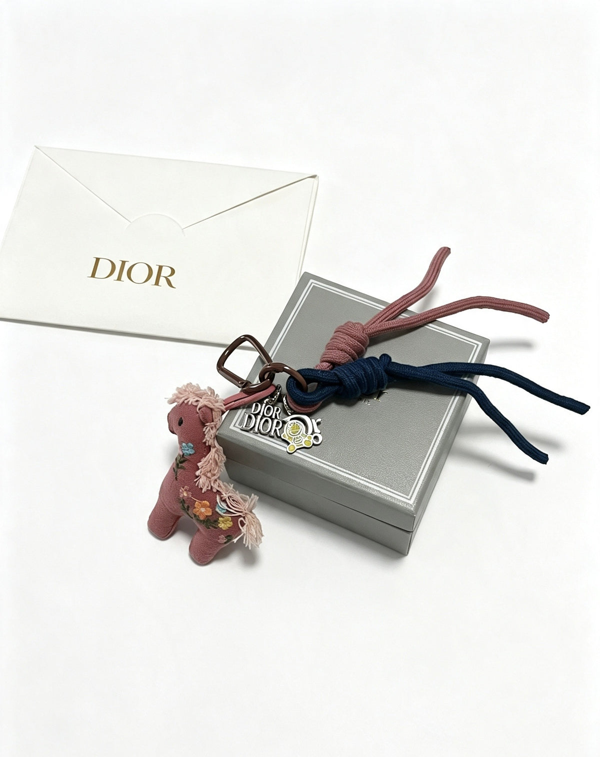 Dior Vintage-Finish Keychain