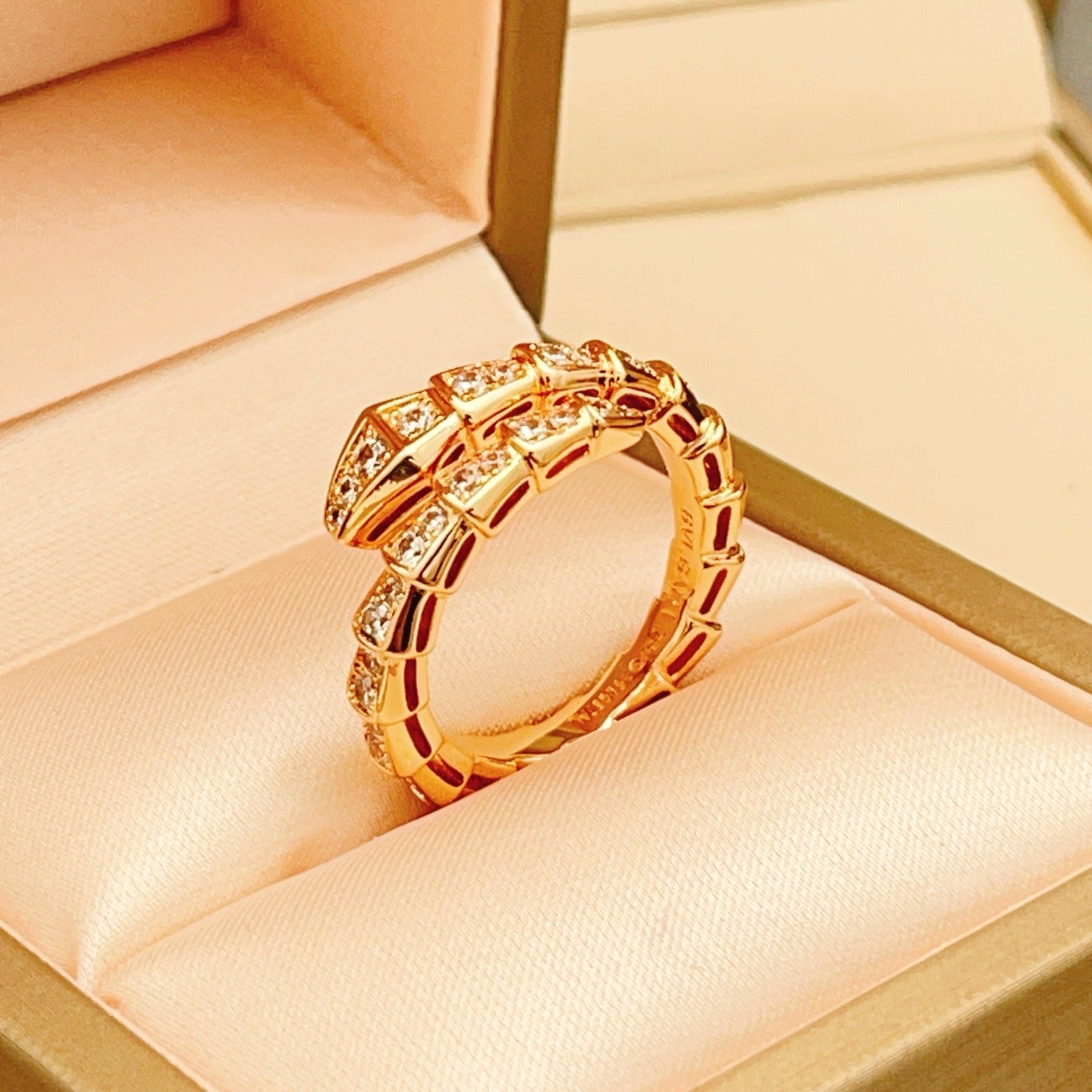 Bvlgari Brass Serpent Ring