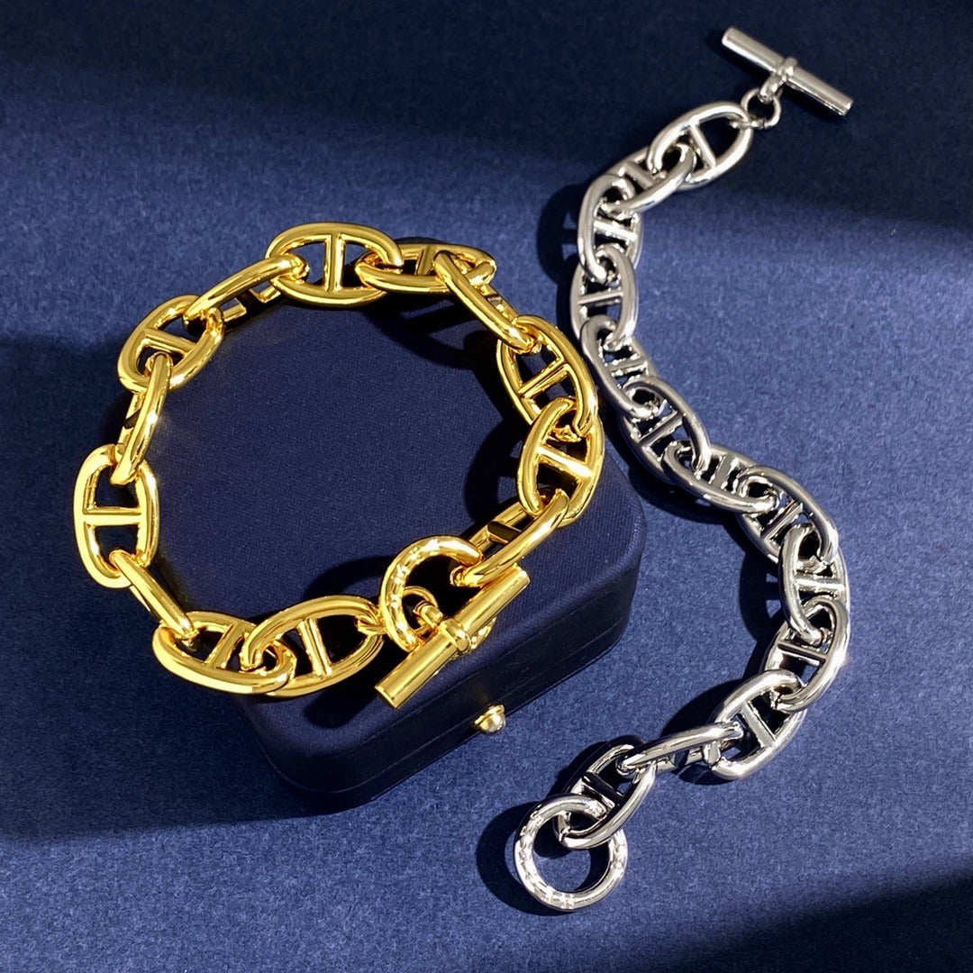 Hermes Brass Bracelet