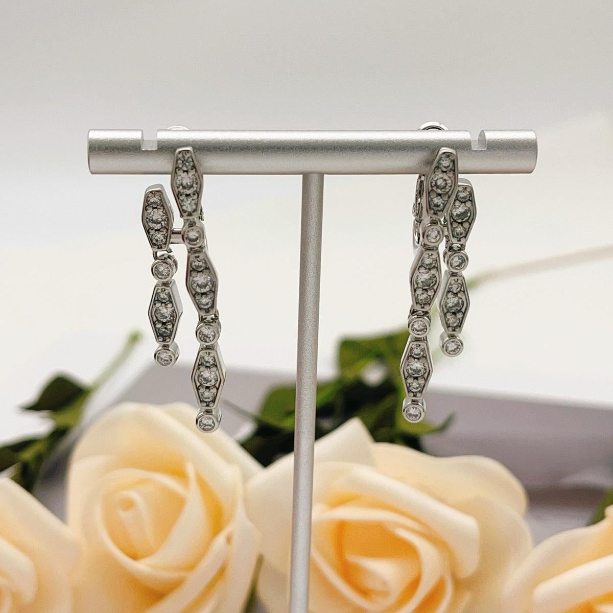 Cartier Silver Brass Tassel Earrings
