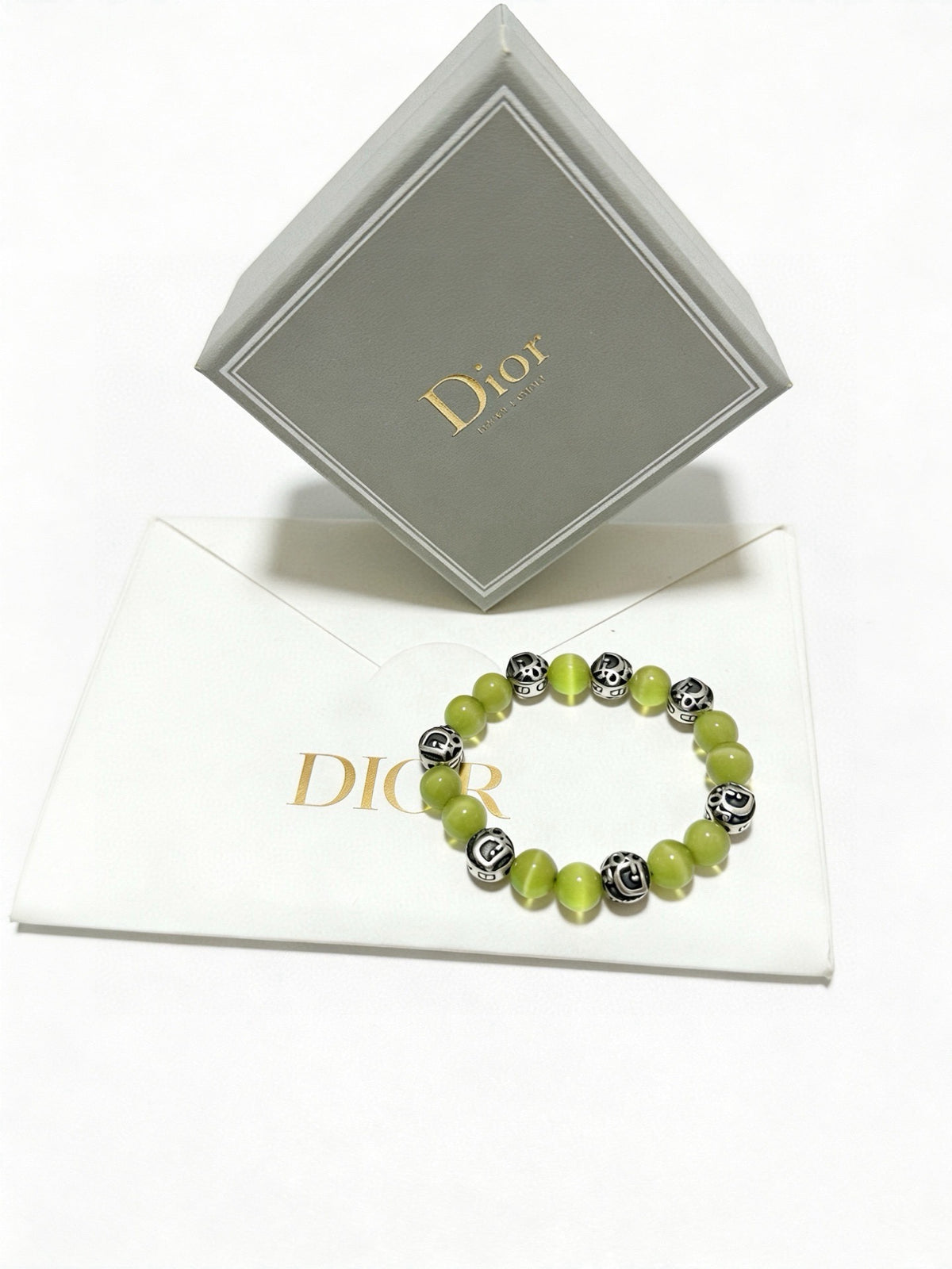 Dior Sterling Silver Vintage-Finish Bracelet