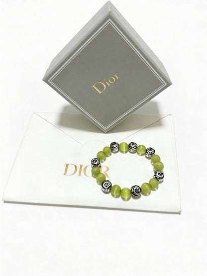 Dior Sterling Silver Vintage-Finish Bracelet