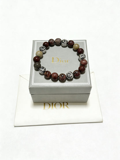 Dior Sterling Silver Vintage-Finish Bracelet