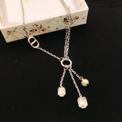 Dior Brass Tassel Necklace