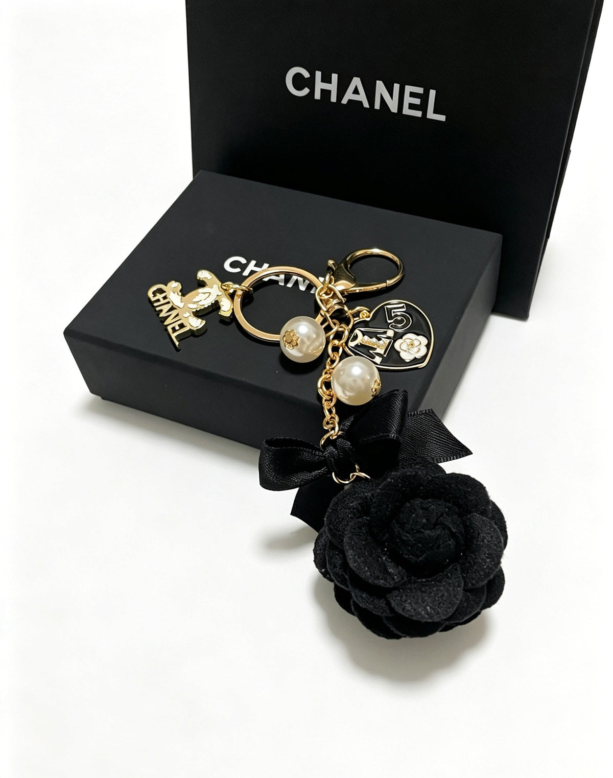 Chanel Vintage-Finish Keychain