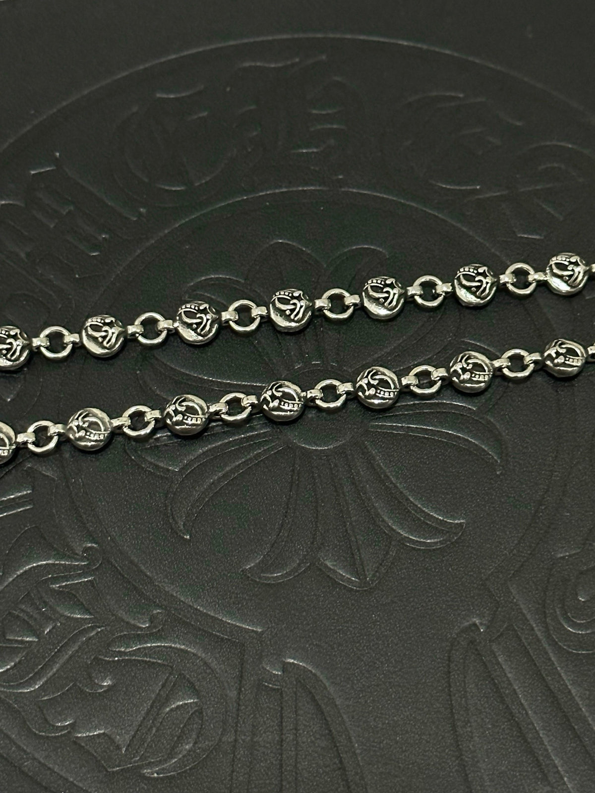 Chrome Hearts Sterling Silver Cross Necklace