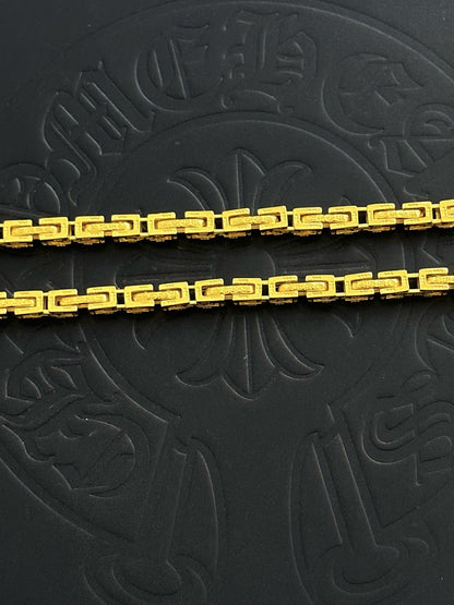 Chrome Hearts Sterling Silver Cross Necklace