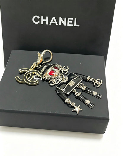 Chanel Vintage-Finish Keychain