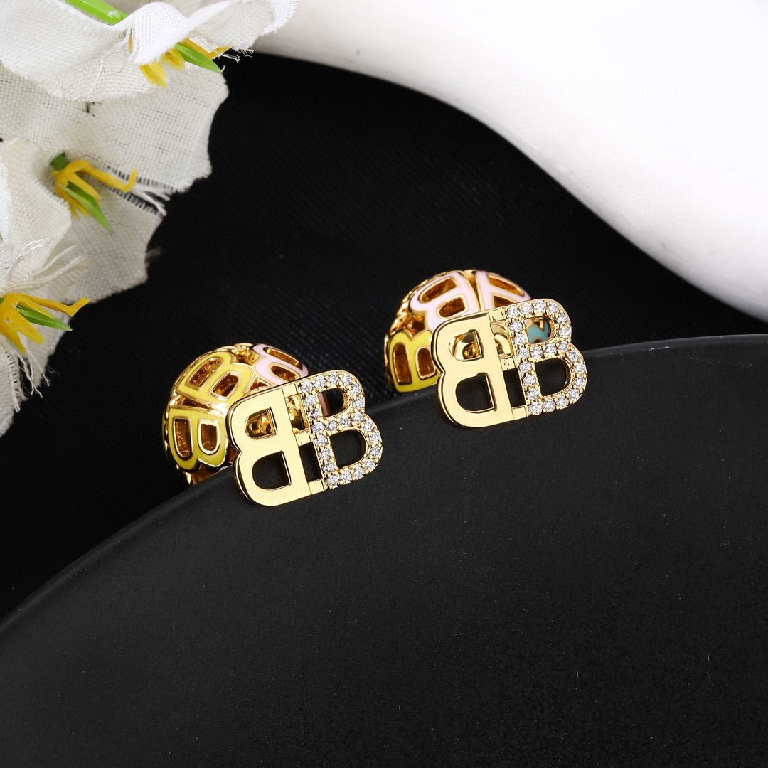 Balenciaga Brass Earrings
