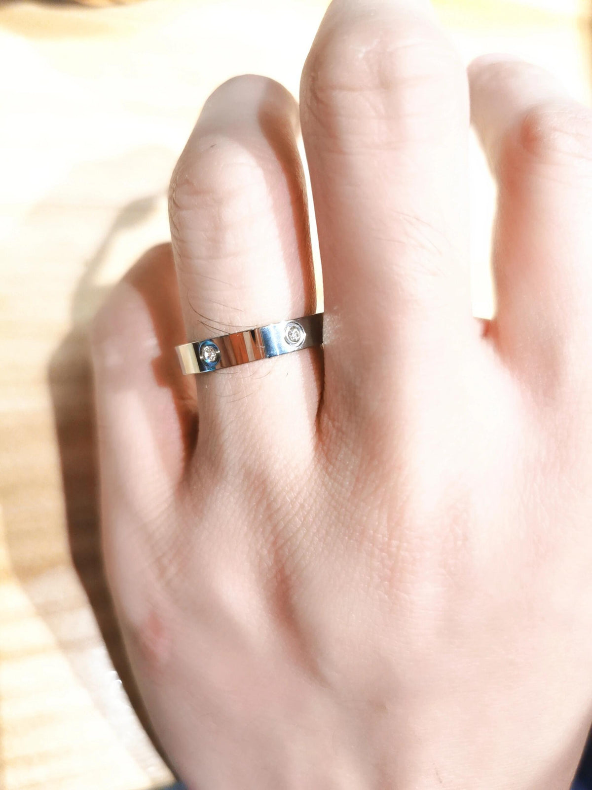 Cartier Silver Brass Ring
