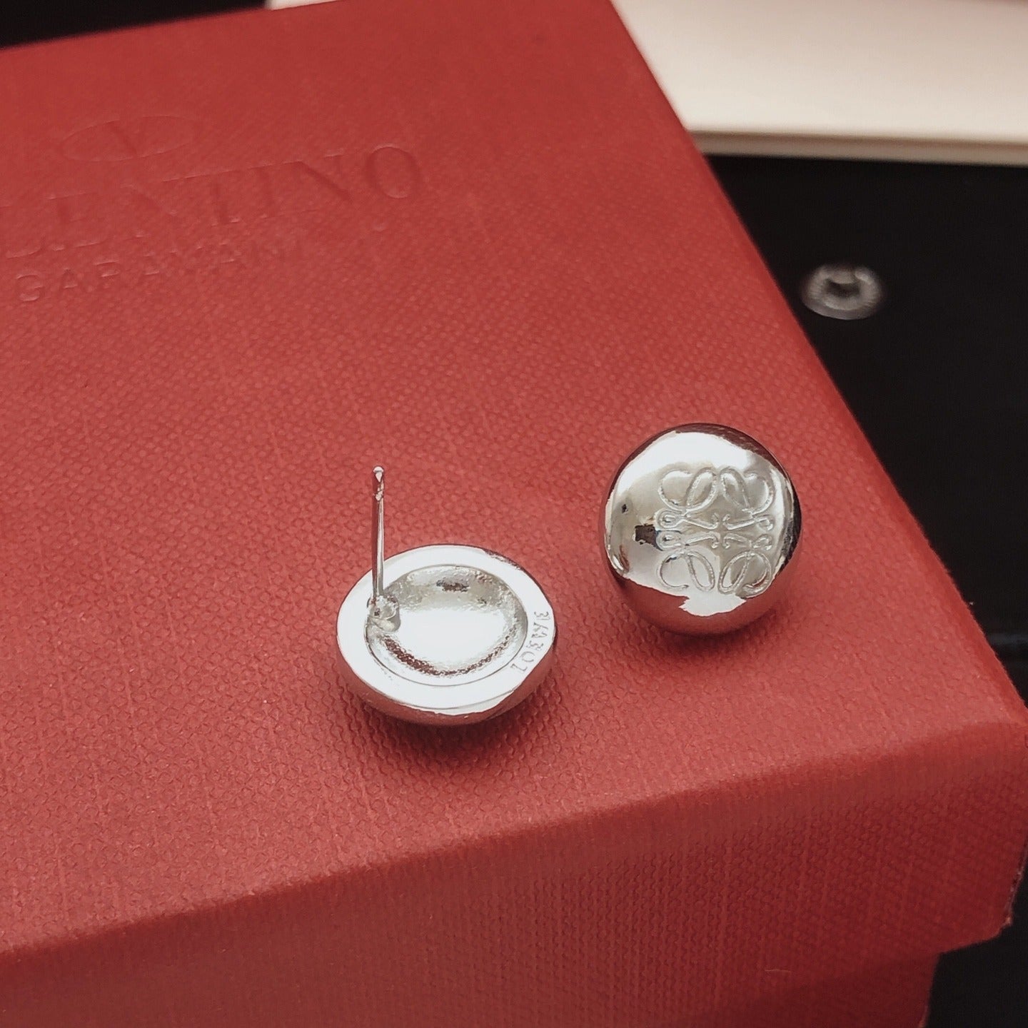 Loewe Brass Round Earrings