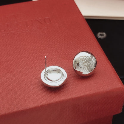 Loewe Brass Round Earrings