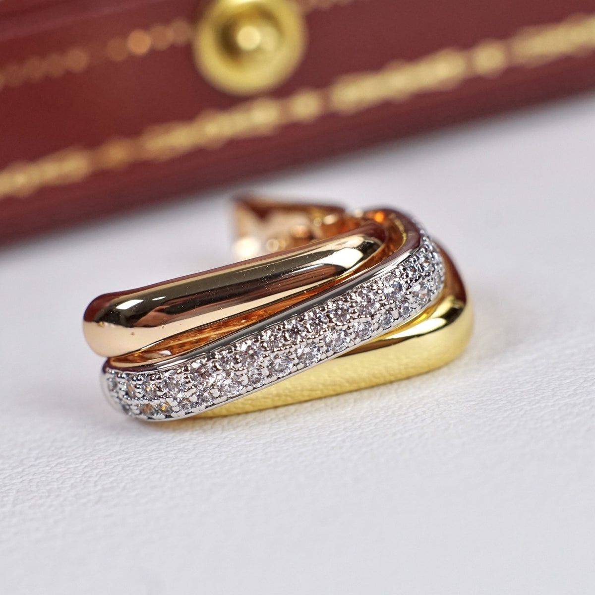 Cartier Gold Trinity Earrings